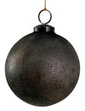 Antique Silver Glass Ornament 4"
