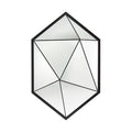 Prism Mirror in Black Lacquer