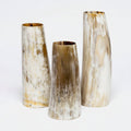 Water Buffalo Horn Vase