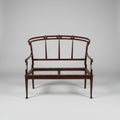 Mahogany Settee with Cherry Motif, English, c1920