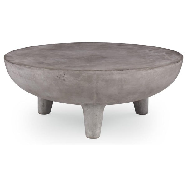 Molcajete-Inspiered Concrete Cocktail Table