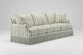 Striped Sofa with Fringe