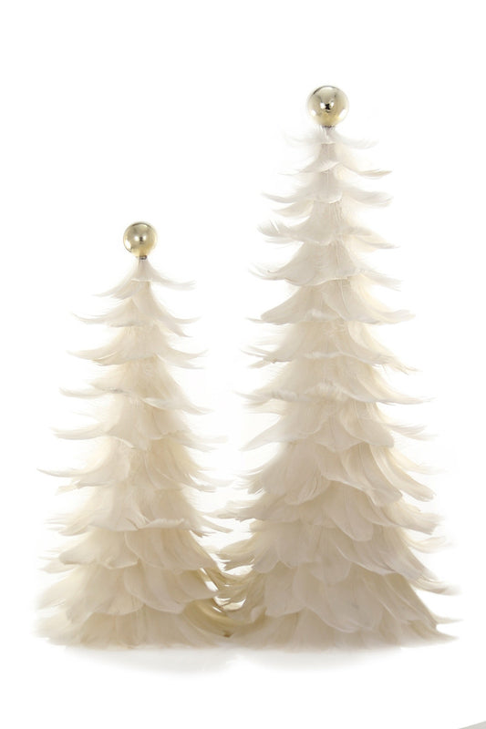 Cream Feathered Tree