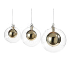 Glass and Gold Ornament