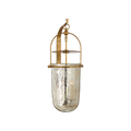 Gilded Iron and Mercury Glass Sconce