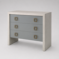 Concrete and Lacquered Finish Chest