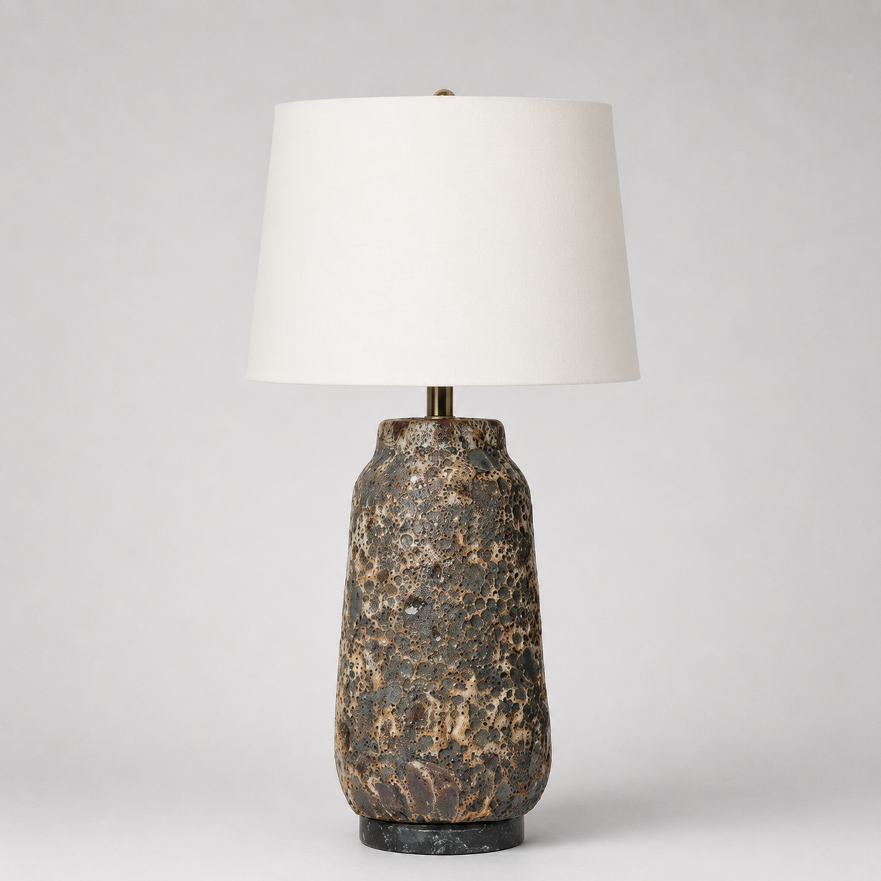 Brown Reactive Ceramic Lamp