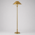 Polished Brass Floor Lamp