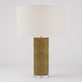 Brass Beaded Table Lamp