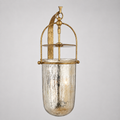 Gilded Iron and Mercury Glass Sconce