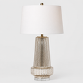 Ridged Mercury Glass Lamp