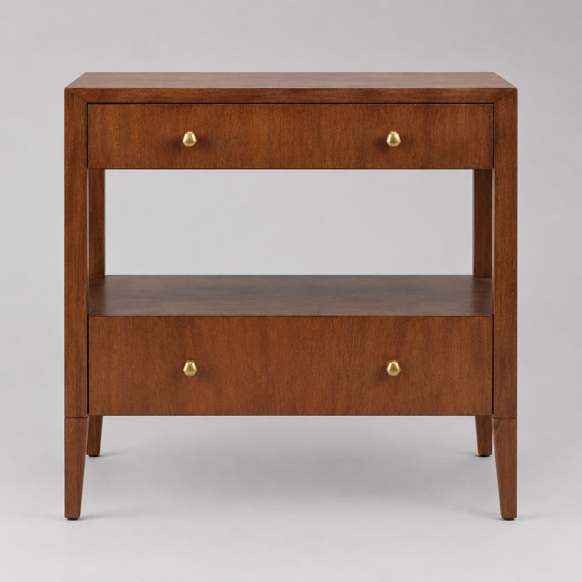 Large Brazilian Wood Nightstand