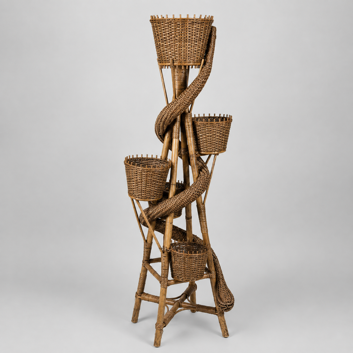 Rattan Plant Stand