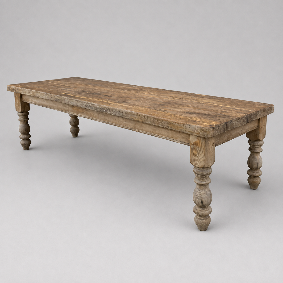10ft Oak Dining Table
