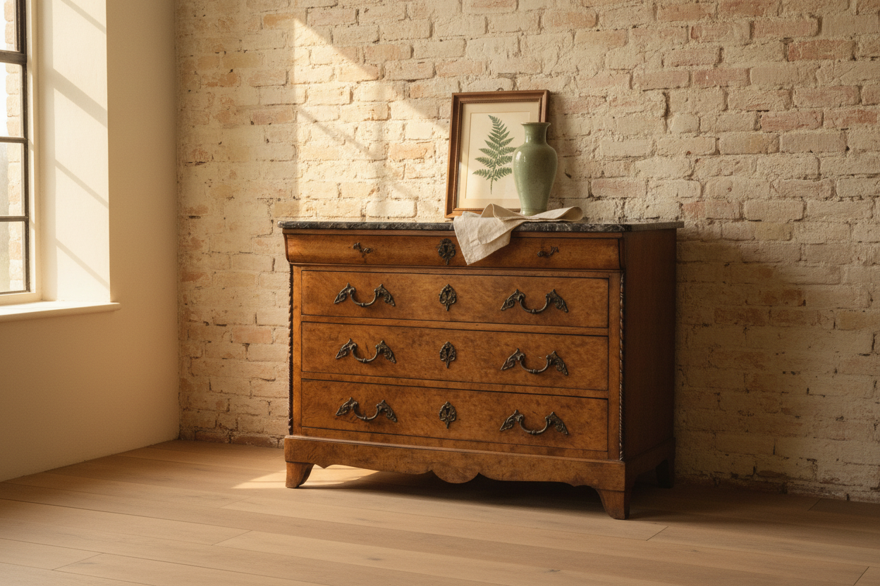 Louis Phillipe Chest with Marble Top