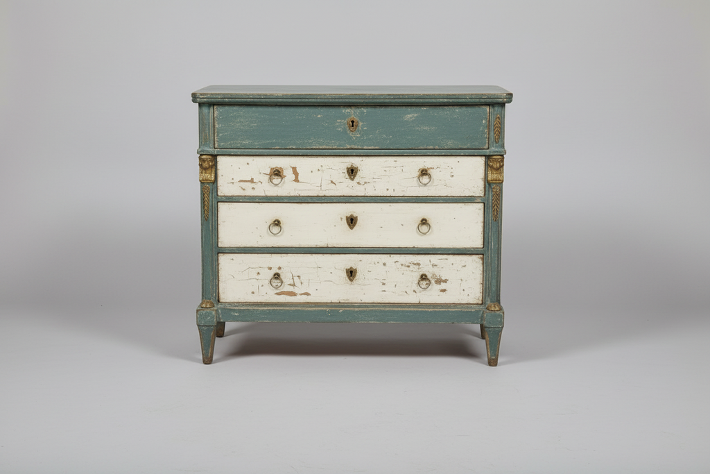 Painted Empire Commode, 1840