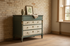 Painted Empire Commode, 1840