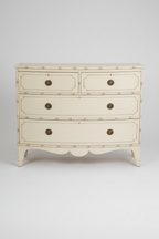 Faux Bamboo Cream Chest, 1820