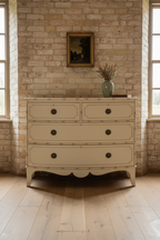 Faux Bamboo Cream Chest, 1820