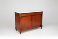 French White Marble Top Side Cabinet circa 1830