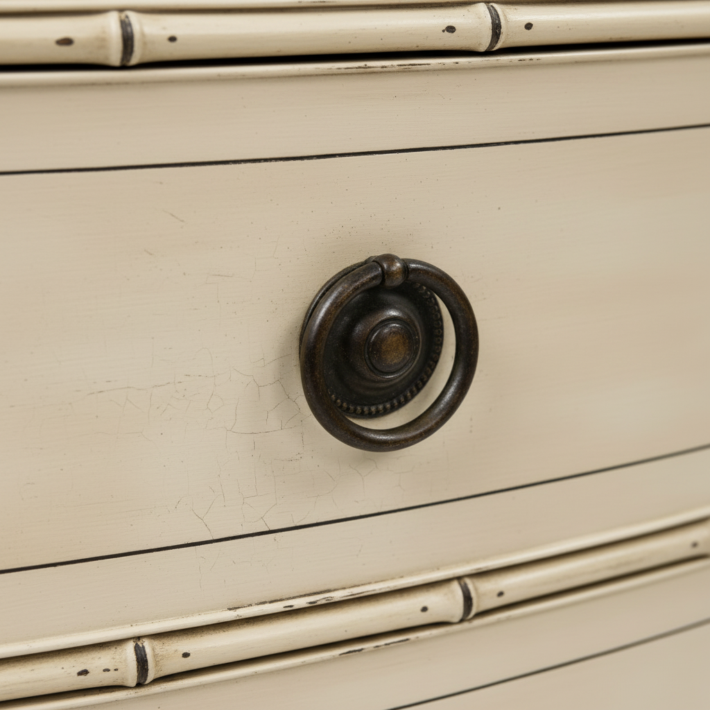 English Faux Bamboo Chest Circa 1820