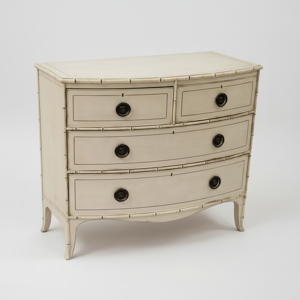 English Faux Bamboo Chest Circa 1820
