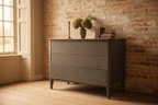 Painted Black Spanish Chest Circa 1820