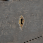 Painted Black Spanish Chest Circa 1820