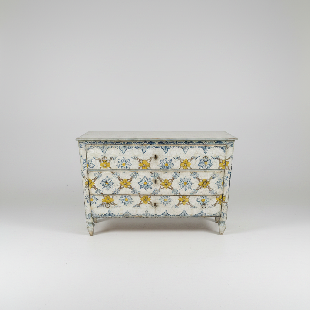 Painted Italian chest circa 1840
