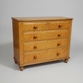 Victorian Birch Pine Chest of Drawers, 1860