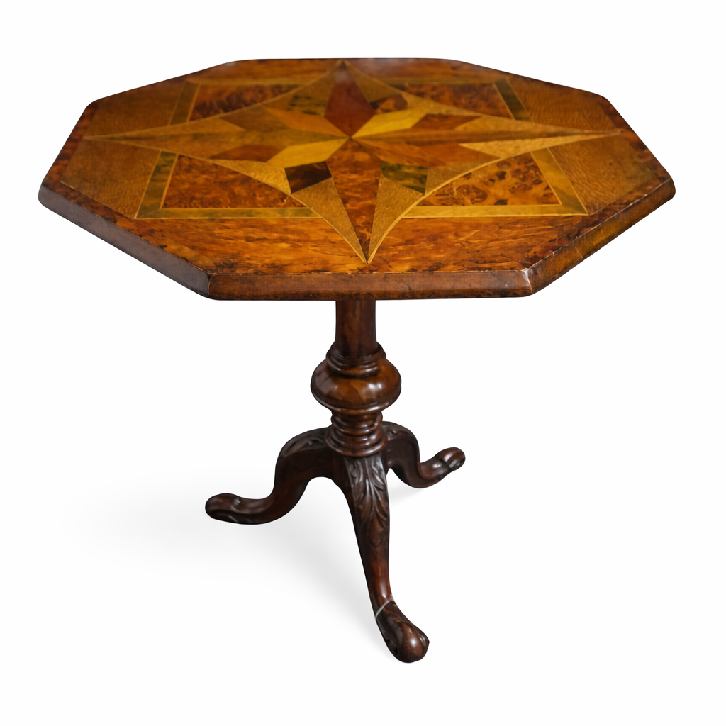 Victorian Walnut Tripod Table