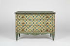 Quilt Patterned Chest of Drawers, c1880
