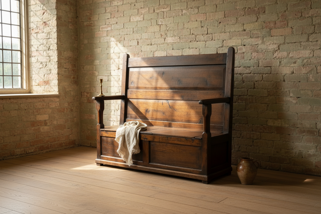 Elmwood Box Hall Settle, 1790
