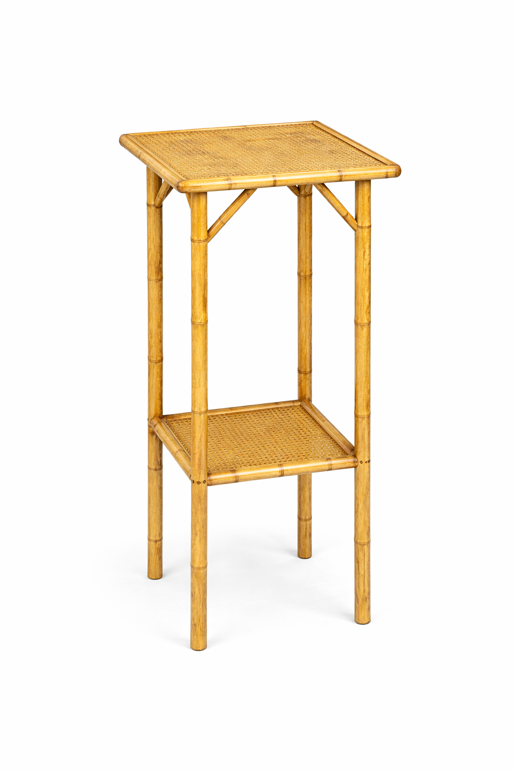 Two Tier Bamboo Table, 1900's