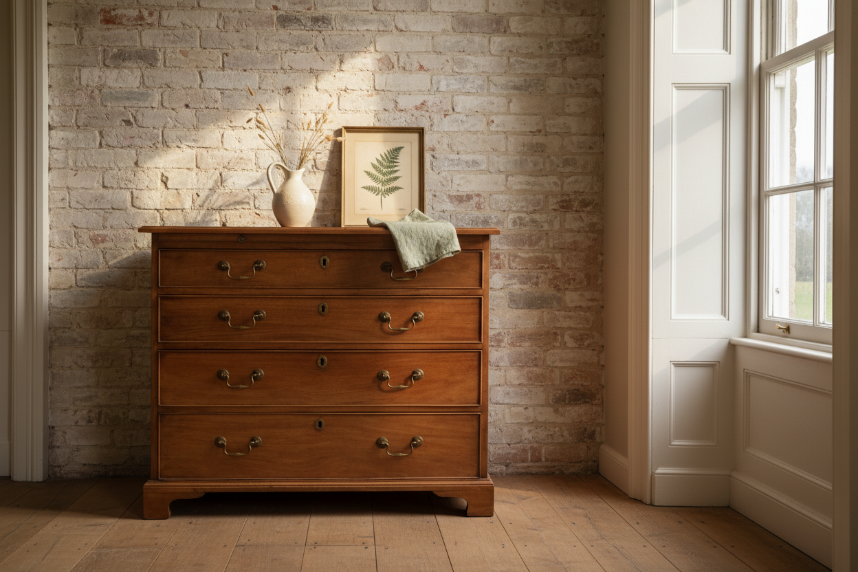 Teak Bachelor Chest, 1860