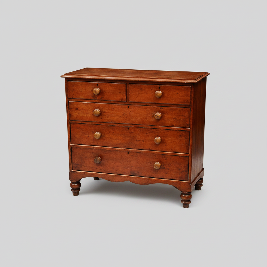 Walnut Chest, 1860