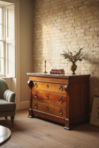 Louis Philippe Chest with Marble Top