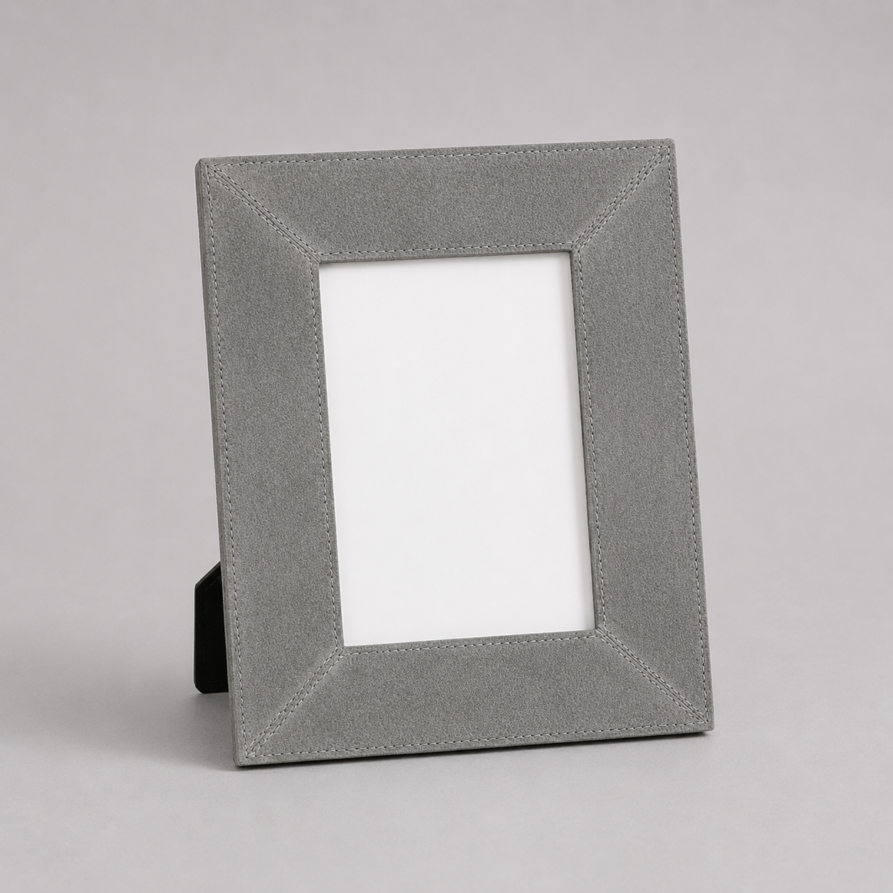 Gray Suede Frame- 4x6