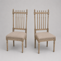 Pair of Oak Side Chairs