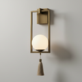 Balanced Wall Sconce with Tassel