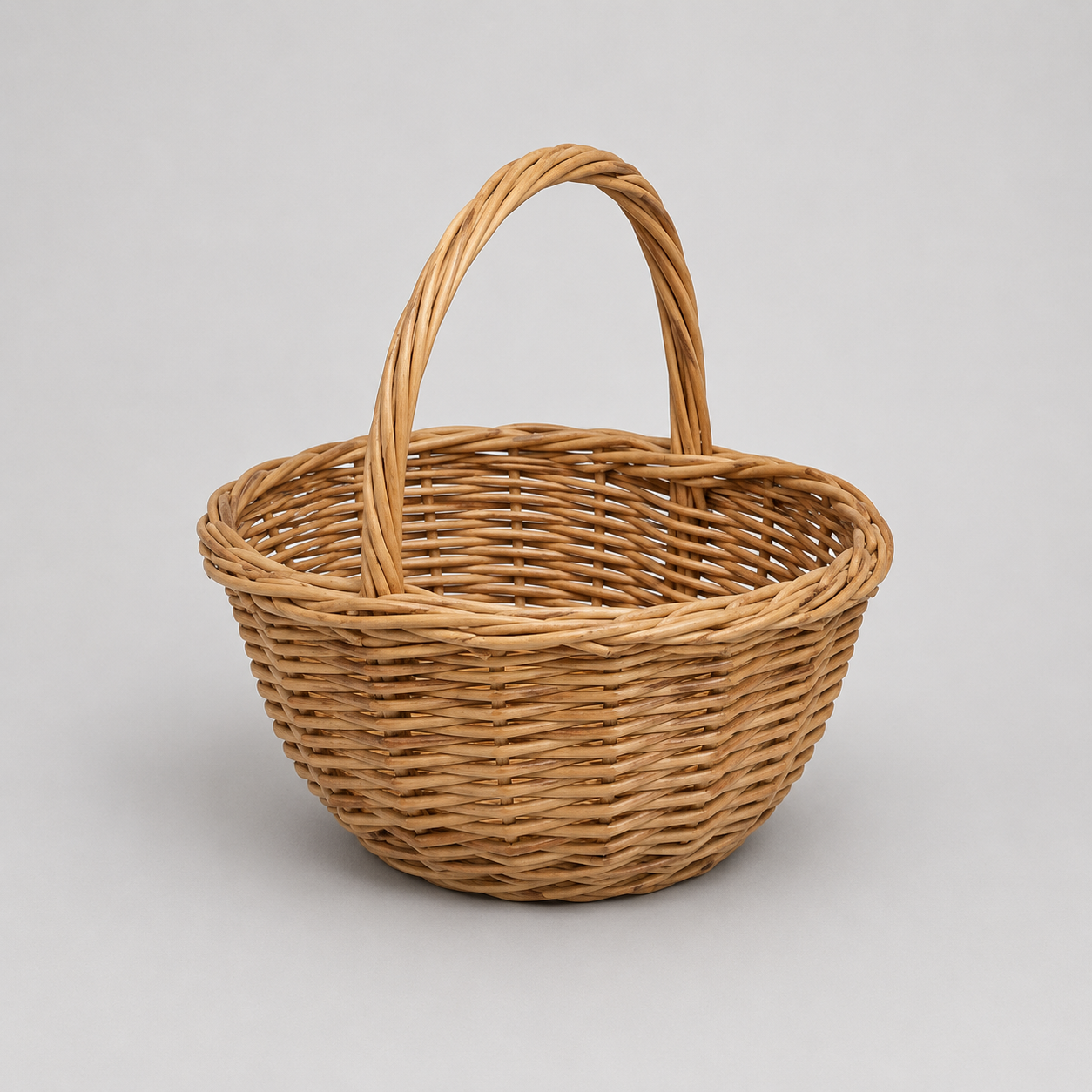 Egg Wicker Baskets, 1900's