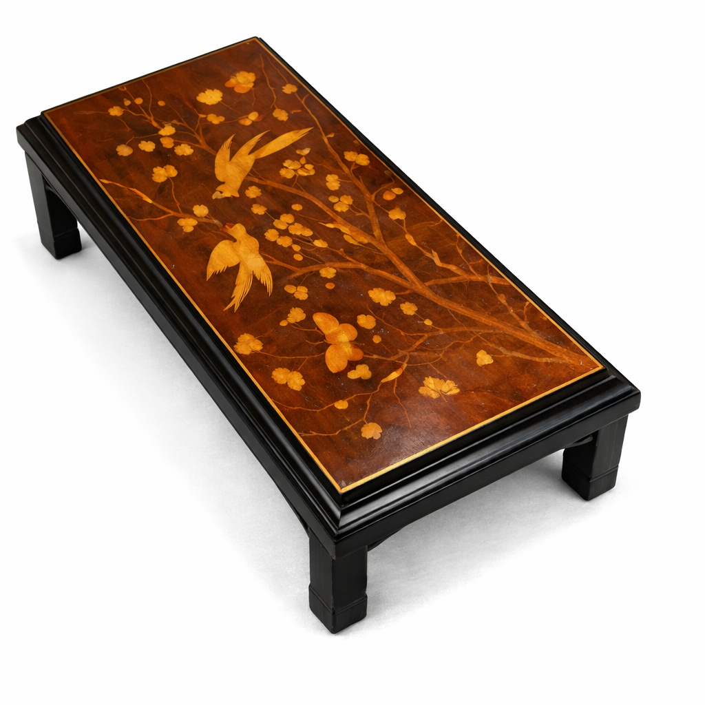 Carved Wood Chinoiserie Low Table, England Circa 1900