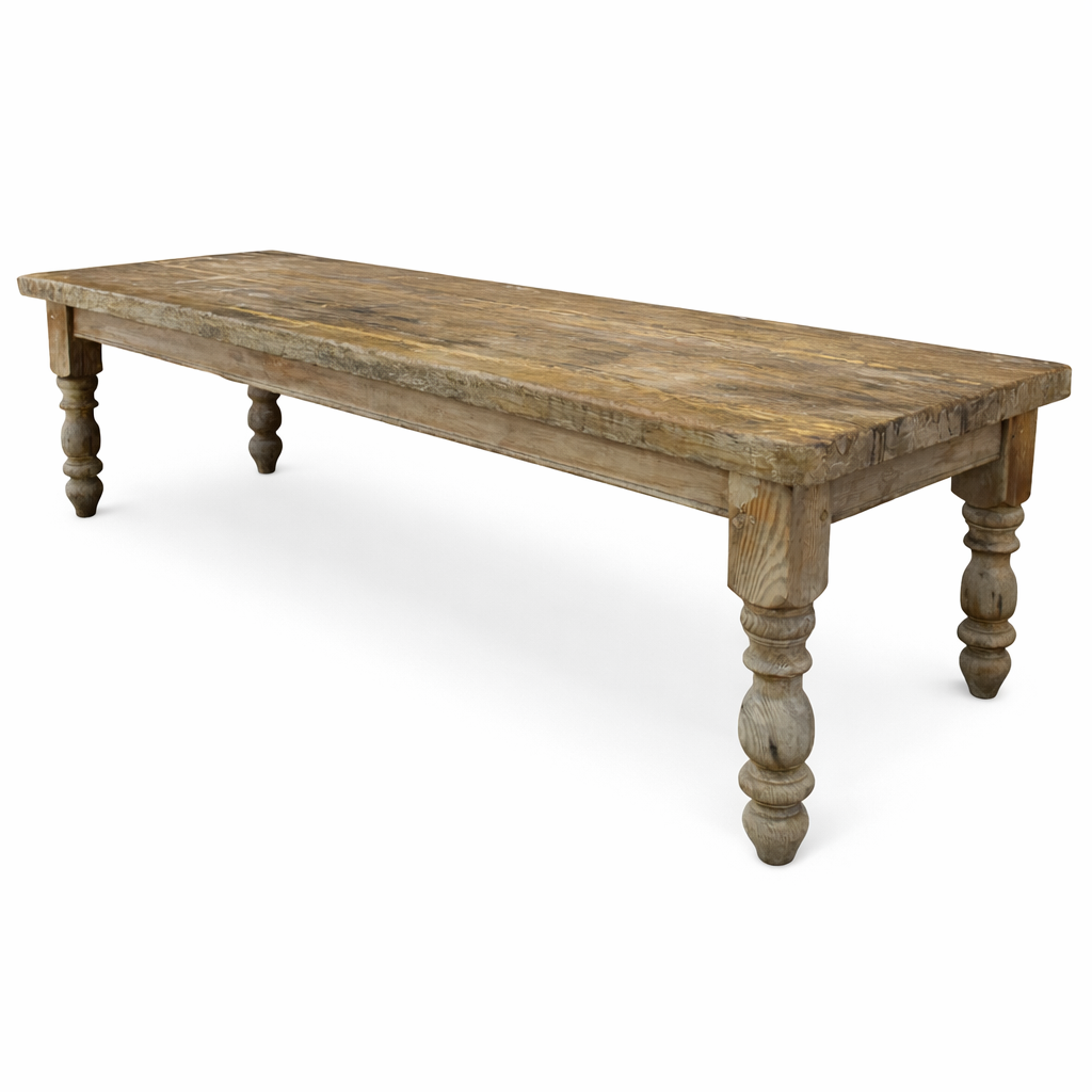 10ft Oak Dining Table