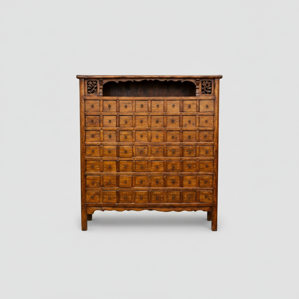 Antique Asian Apothecary Chest