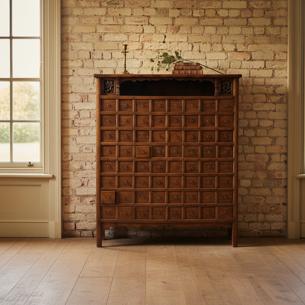 Antique Asian Apothecary Chest