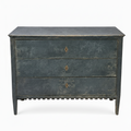 Painted Black Spanish Chest Circa 1820