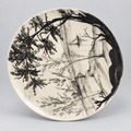 Antique Black and White Plates