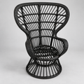 Black Peacock Armchair