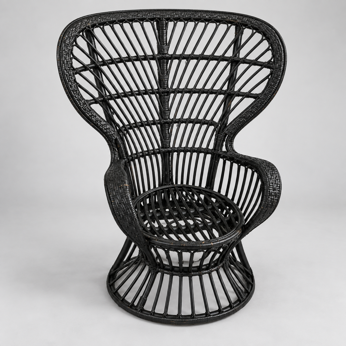 Black Peacock Armchair