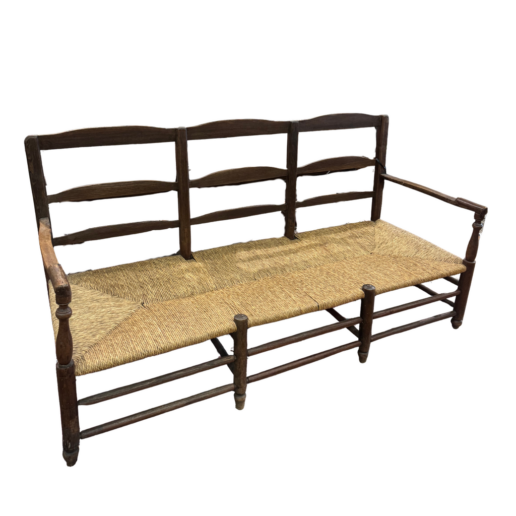 Antique Rushed Seat Set